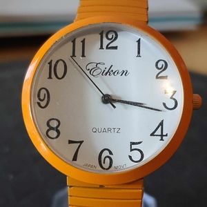 🦋10/$20🦋 Eikon Orange/White Stainless Steel Women's Watch